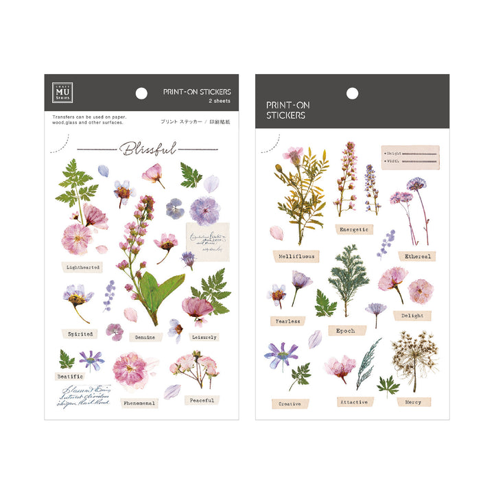 MU Print-on Stickers - Herbarium