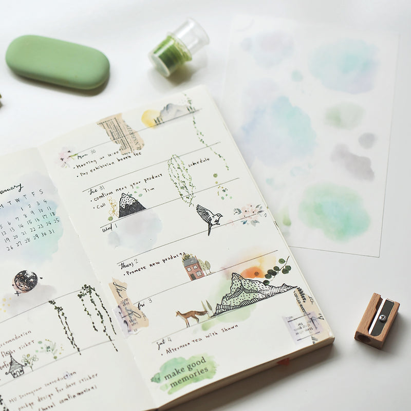 MU Print-on Stickers - Ferns & Leaves