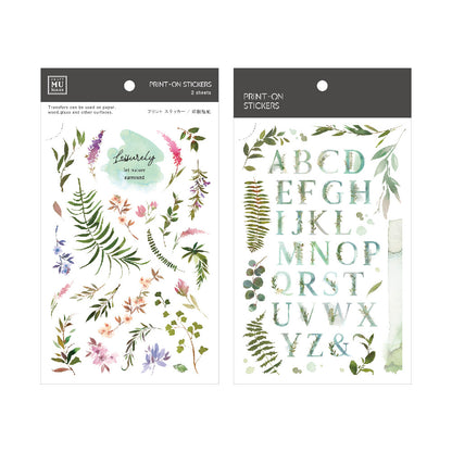 MU Print-on Stickers - ABC Ferns