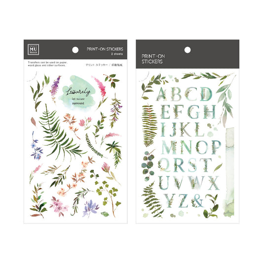 MU Print-on Stickers - ABC Ferns