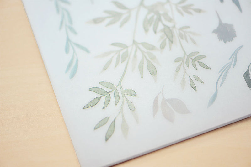 MU Print-on Stickers - Green Leaves