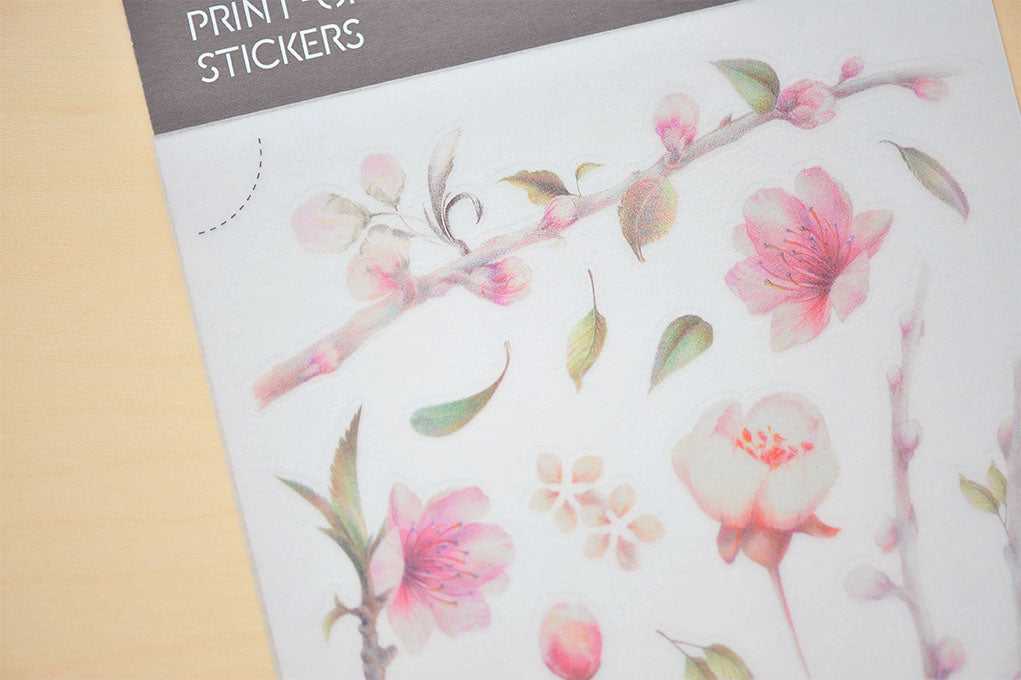 MU Print-on Stickers - Cherry Blossoms