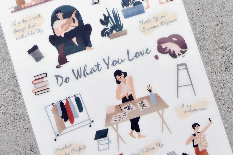 MU Print-on Stickers - Enjoy What You Love
