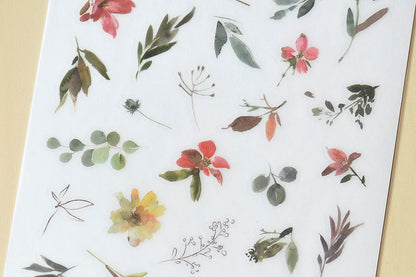 MU Print-on Stickers - Yellowish Beige Garden
