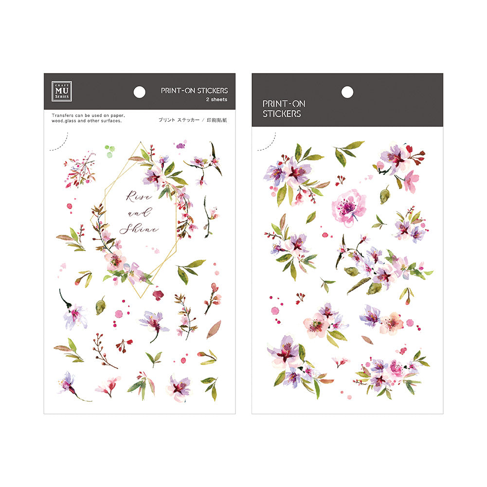 MU Print-on Stickers - Light Dye Colorant Garden