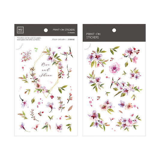 MU Print-on Stickers - Light Dye Colorant Garden