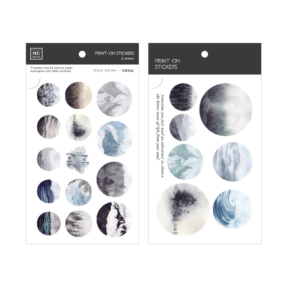 MU Print-on Stickers - Leisure Scenery