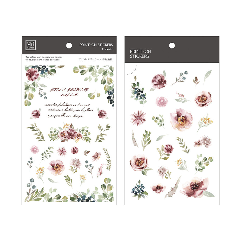 MU Print-on Stickers - Still Growing Bloom