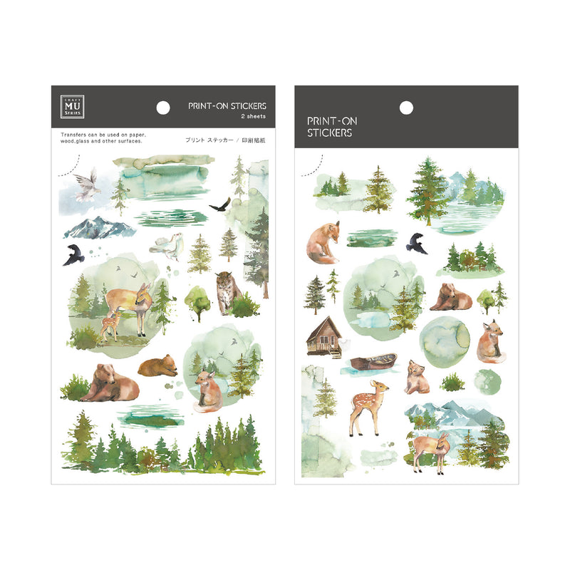 Limited Edition MU Print-on Stickers - The Fairy Tale of Green Forest