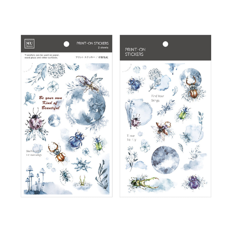 MU Print-on Stickers - Insects
