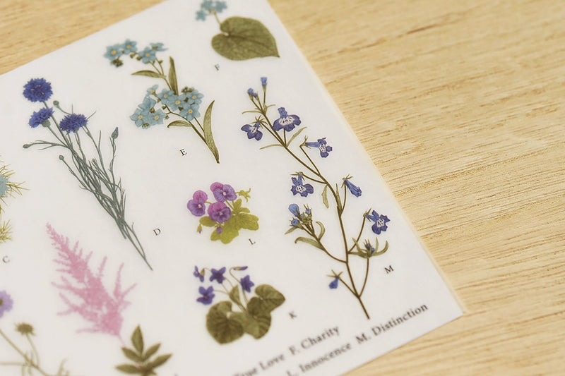 MU Print-on Stickers - Flower Encyclopedia