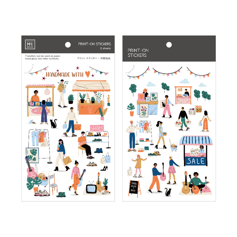 MU Print-on Stickers - Market