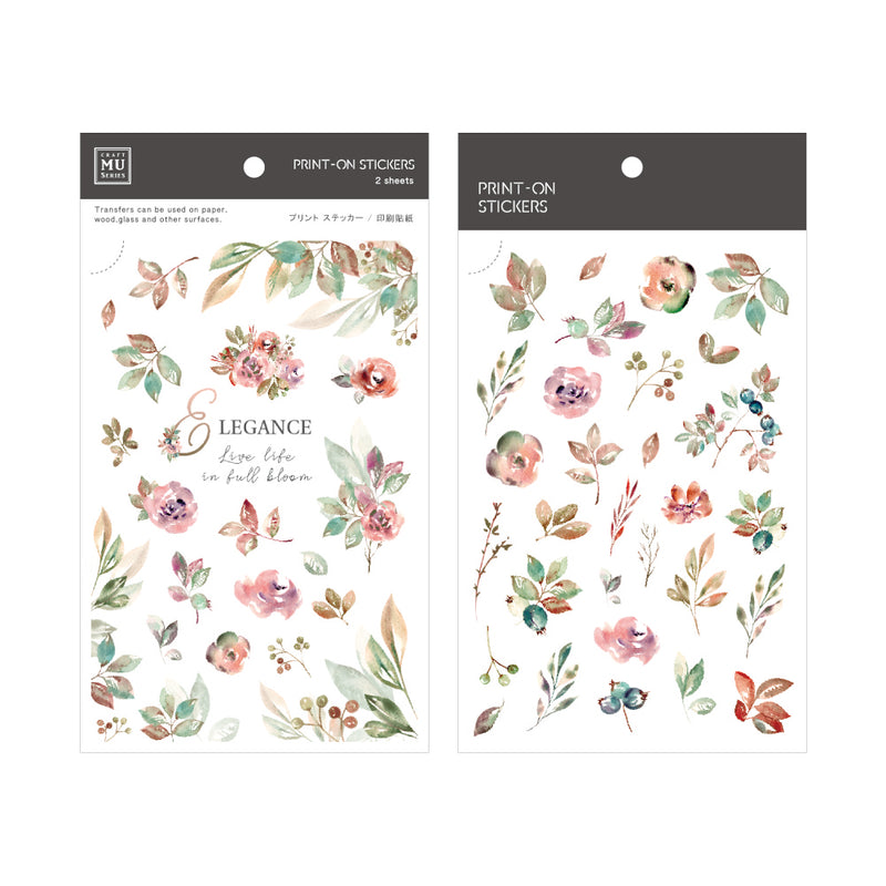 MU Print-on Stickers - Elegance