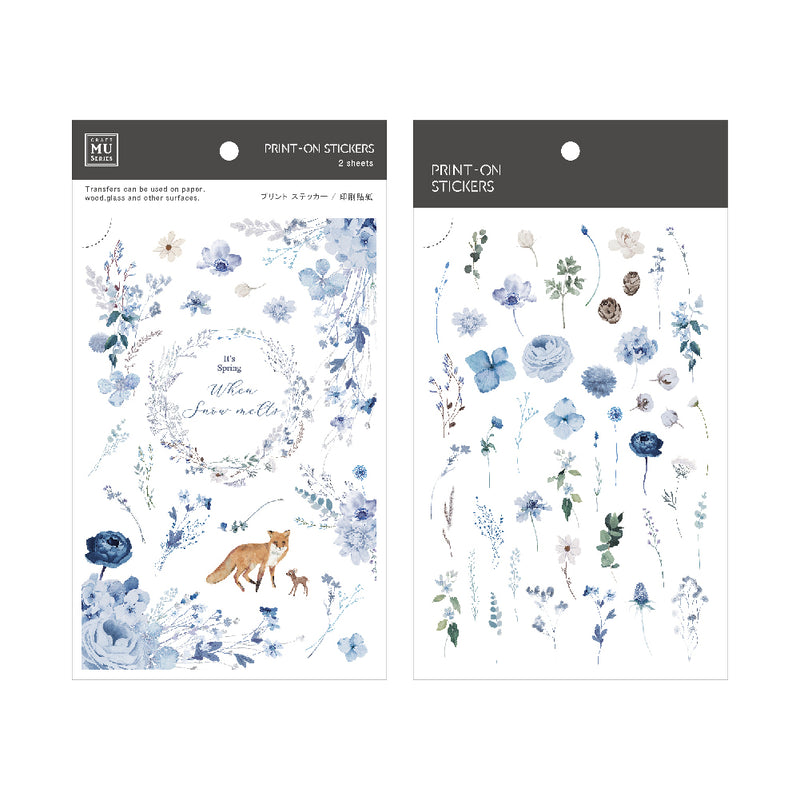 MU Print-on Stickers - Forest Flowers