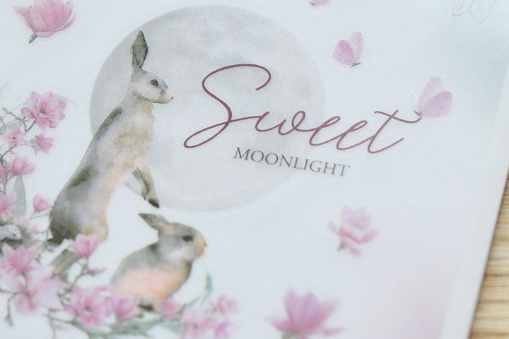 MU Print-on Stickers - Sweet Bunny Moonlight