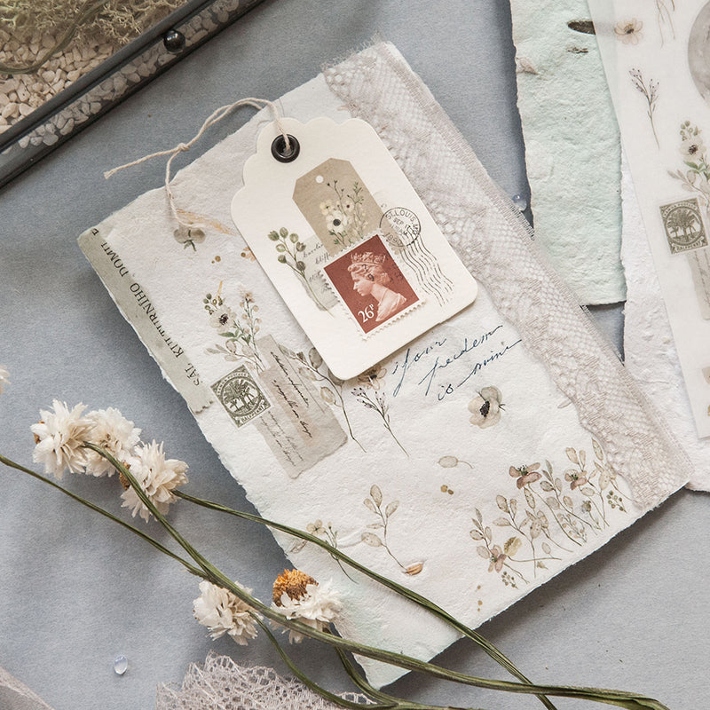 MU Print-on Stickers - Floral Moon