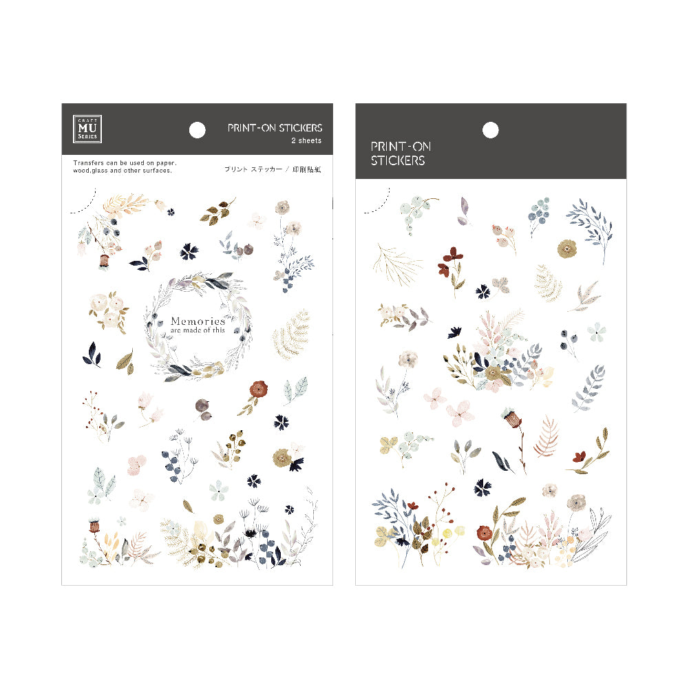 MU Print-on Stickers - Autumn Memories