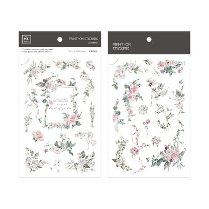 MU Print-on Stickers - Dried Bouquet