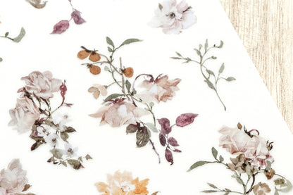 MU Print-on Stickers - Pink Florals