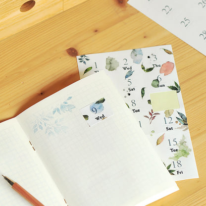 MU Daily Planner Number Sticker Set - Large Numbers