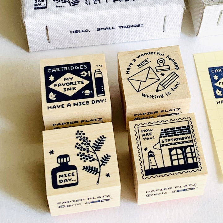 Limited Edition Rubber Stamp Set - Stationery