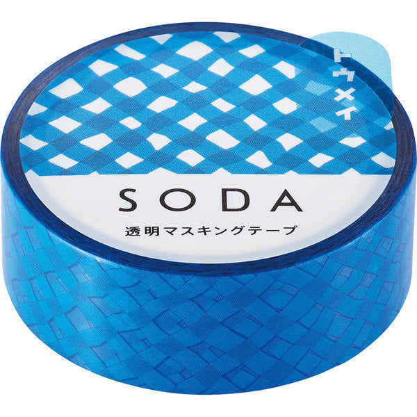 SODA Clear Tape - Checked Pattern