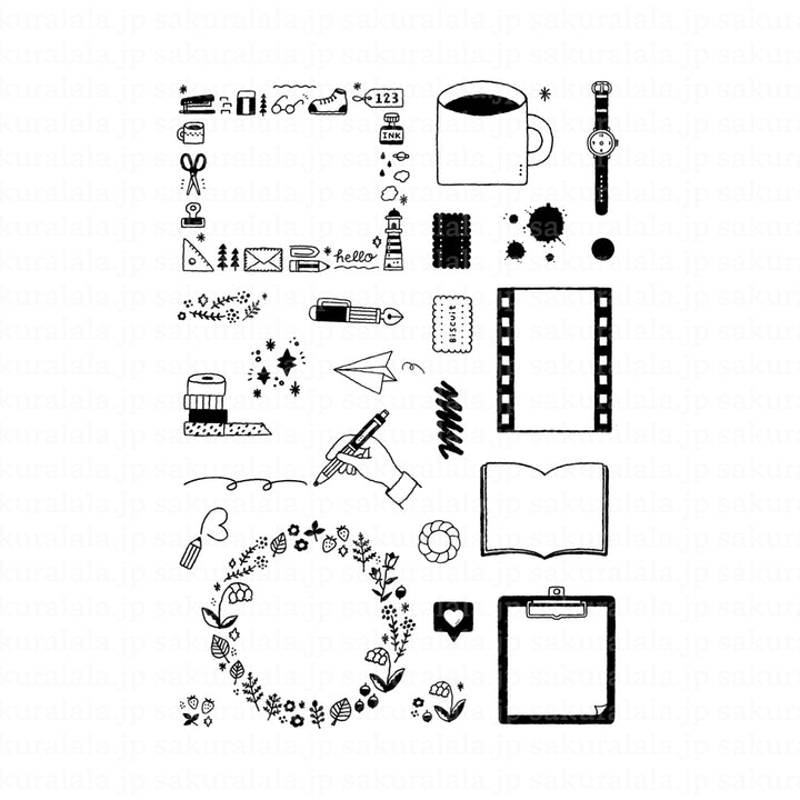 eric HST Clear Stamps - LIFE OUTLINED