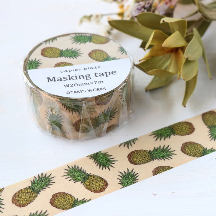 Tam's Works Washi Tape - Pineapple