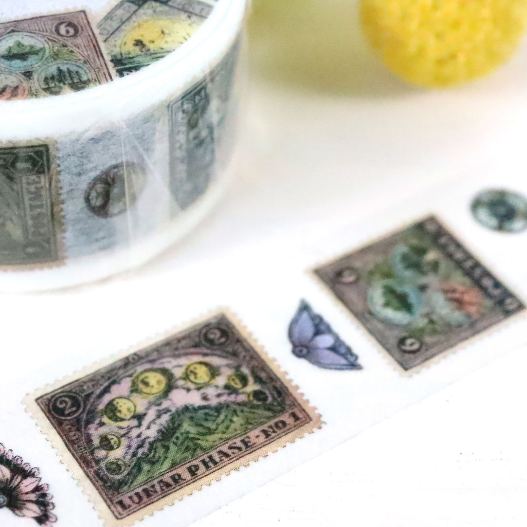 Lin Chia Ning Washi Tape - Antique Stamp