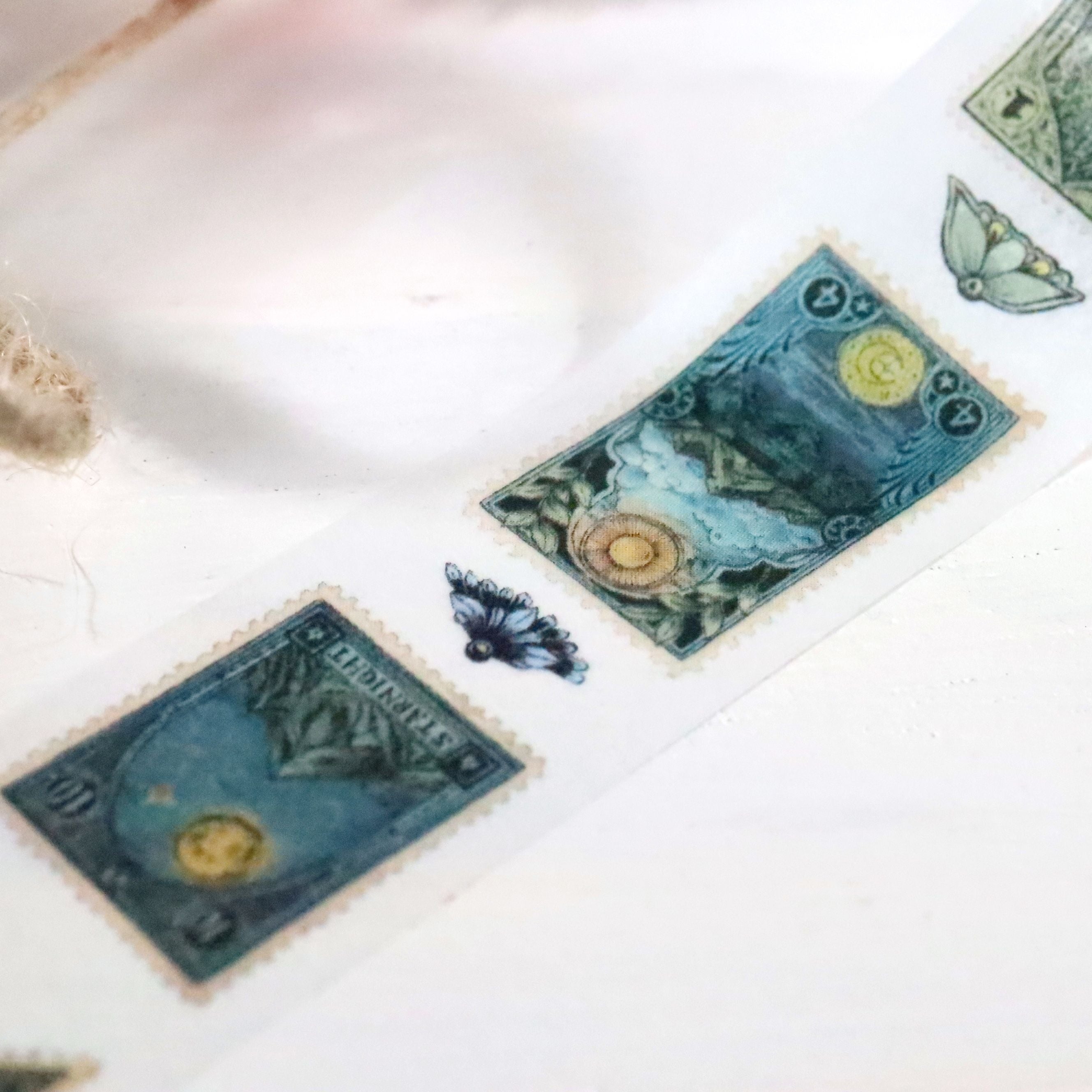 Lin Chia Ning Washi Tape - Antique Stamp