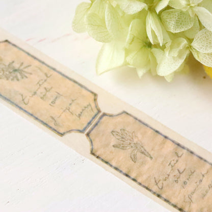 HUTTE Washi Tape - oil lavel beige