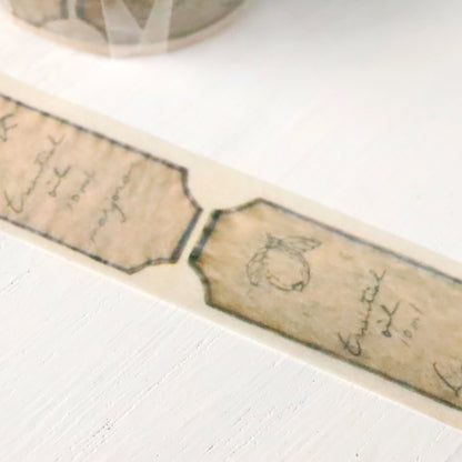 HUTTE Washi Tape - oil lavel beige