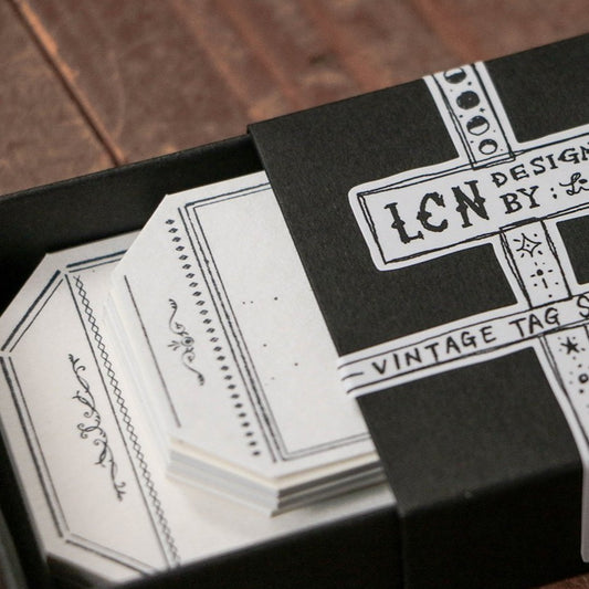 Lin Chia Ning Letterpress Vintage Tag Set A