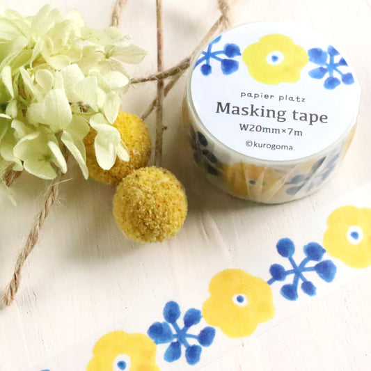 Kurogomoa Washi Tape - Flower