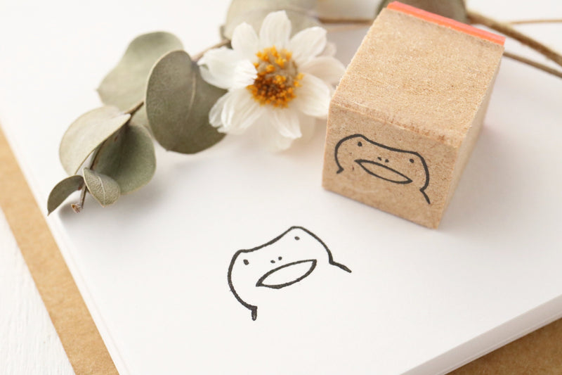 Limited Edition Seitousha Rubber Stamp - Frog