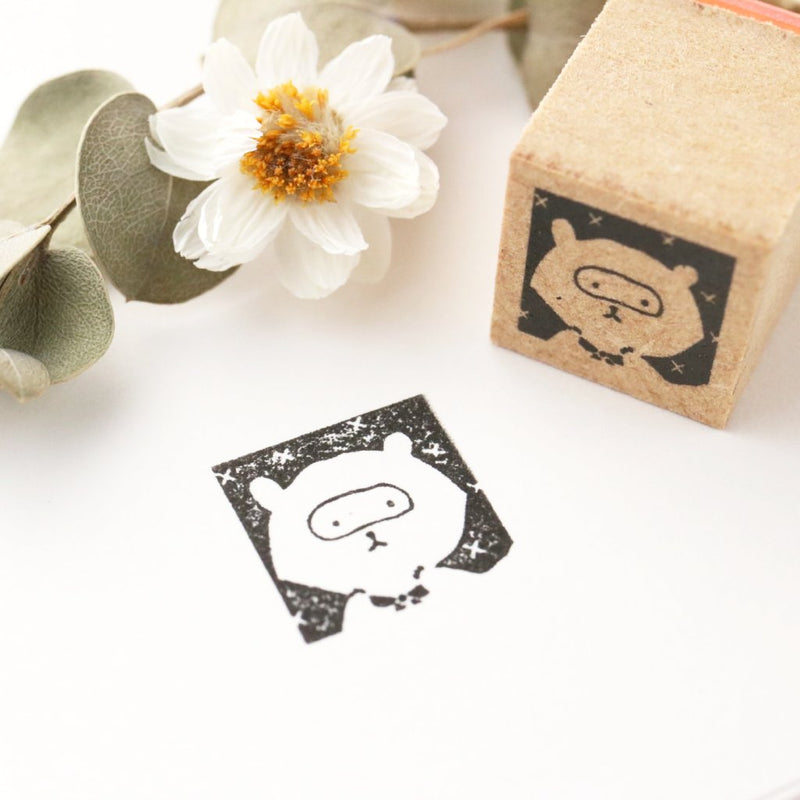 Limited Edition Seitousha Rubber Stamp - Raccoon