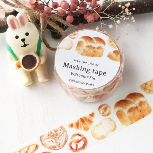 Waka Nakauchi Washi Tape - Bread