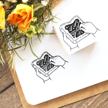 Rakui Hana Rubber Stamps Set - Fruit Basket