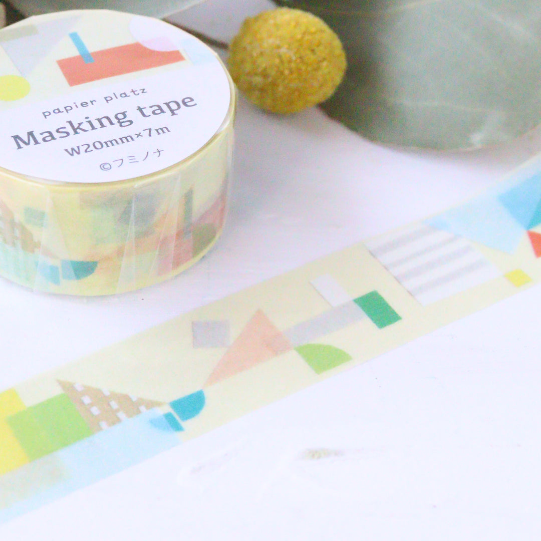 Fuminona Washi Tape - Yellow Pieces
