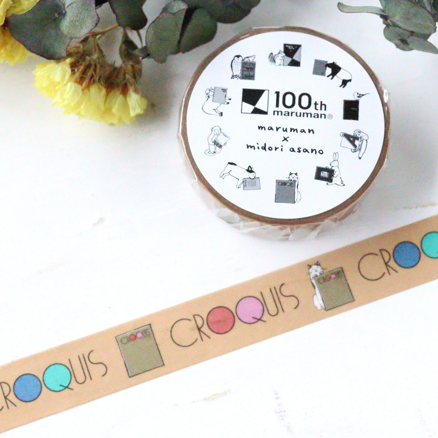 100th Anniversary Limited Edition Washi Tape - Croquis