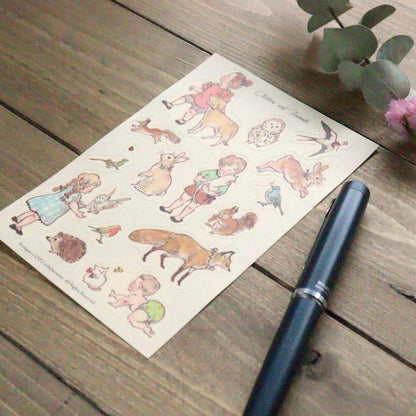 CTFJ x Krimgen Stickers - Children and Animals