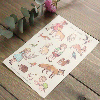 CTFJ x Krimgen Stickers - Children and Animals