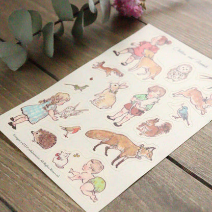 CTFJ x Krimgen Stickers - Children and Animals