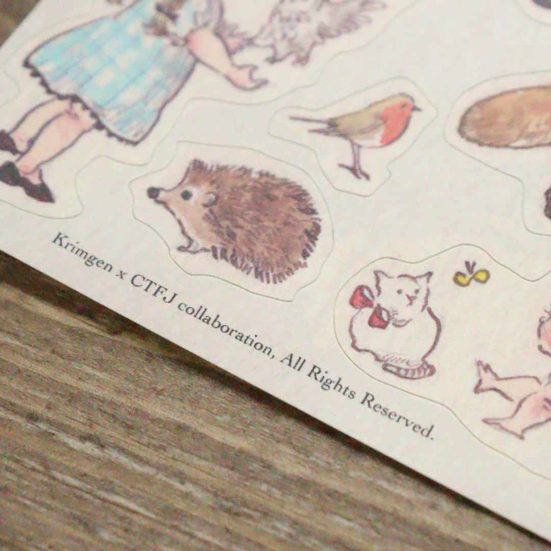 CTFJ x Krimgen Stickers - Children and Animals