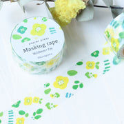 Kurogoma Washi Tape - Petit Flower
