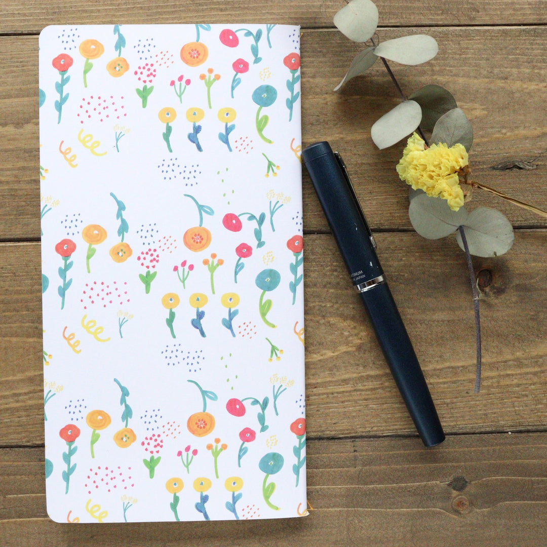 Slim Notebook - Petit Flowers