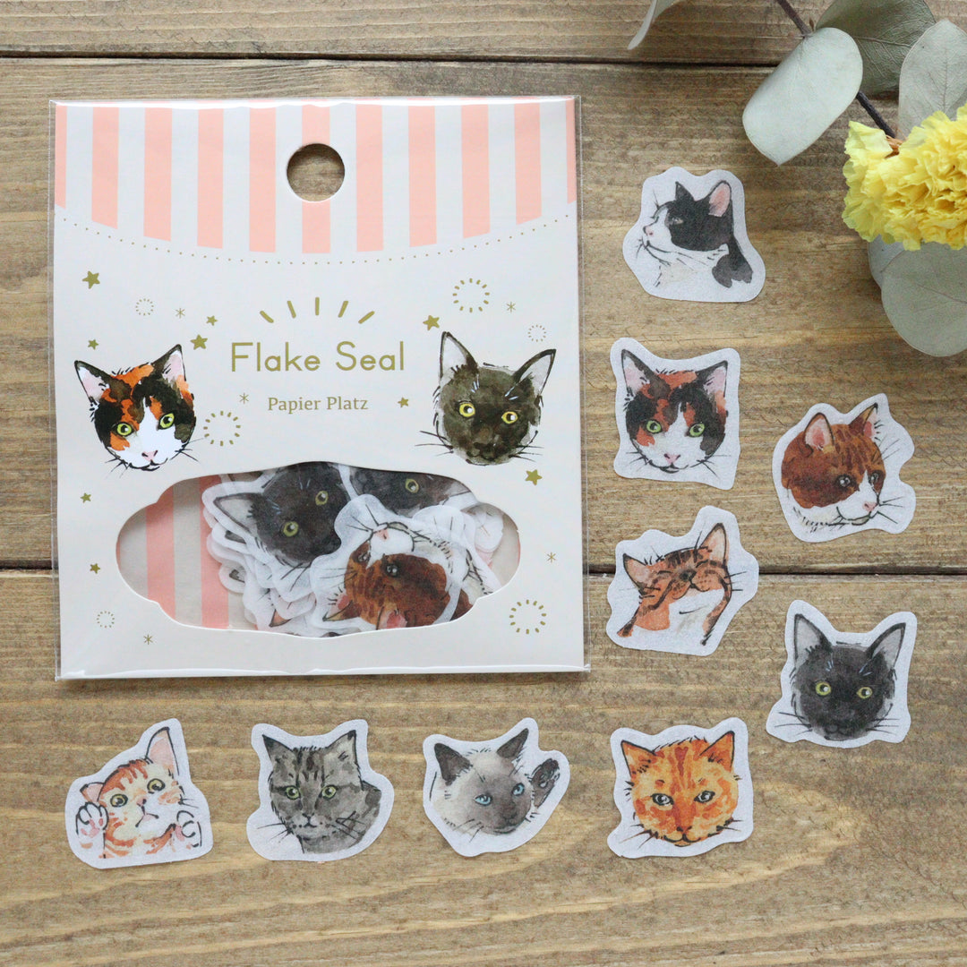Flake Stickers - Cats