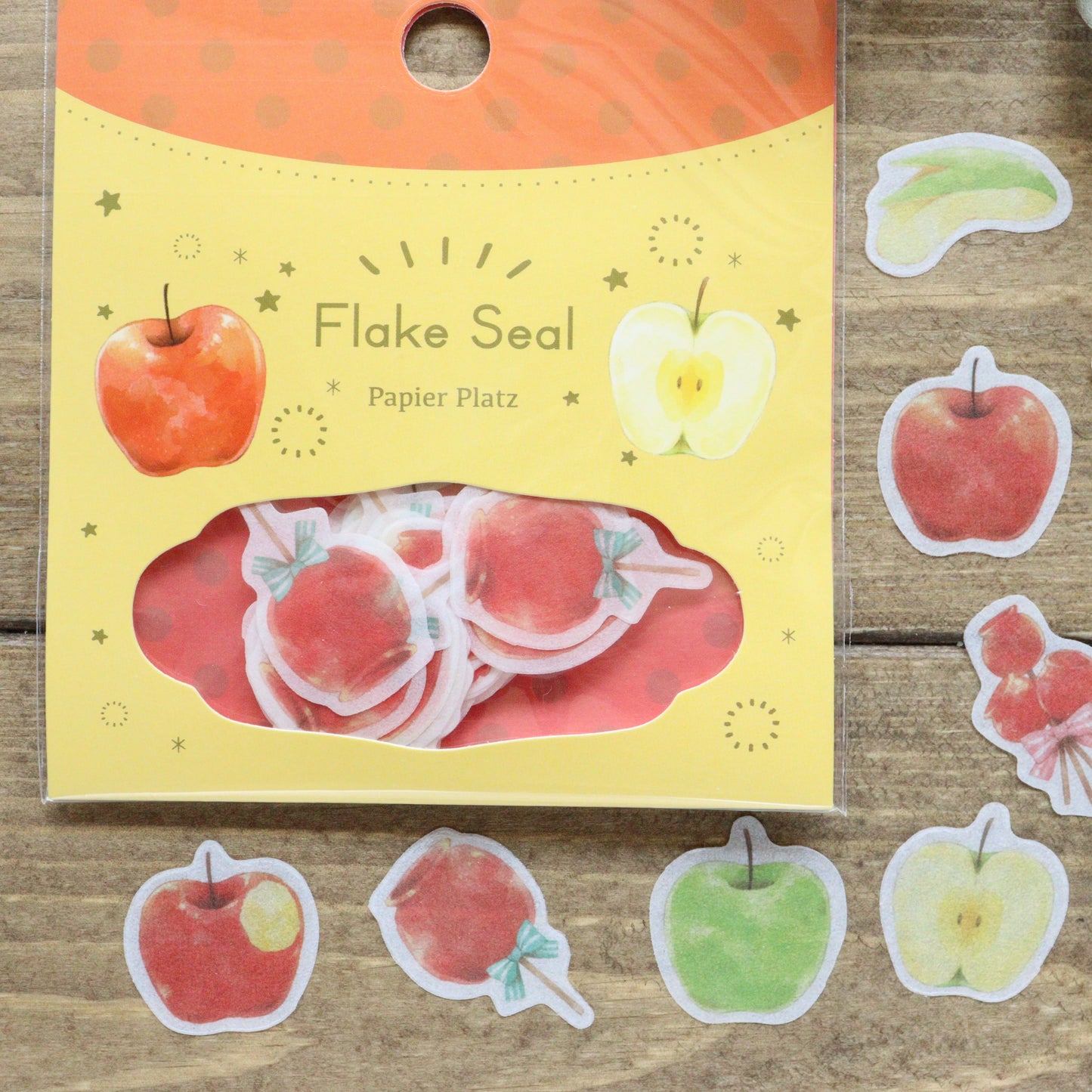 Moriyue Flake Stickers - Apple