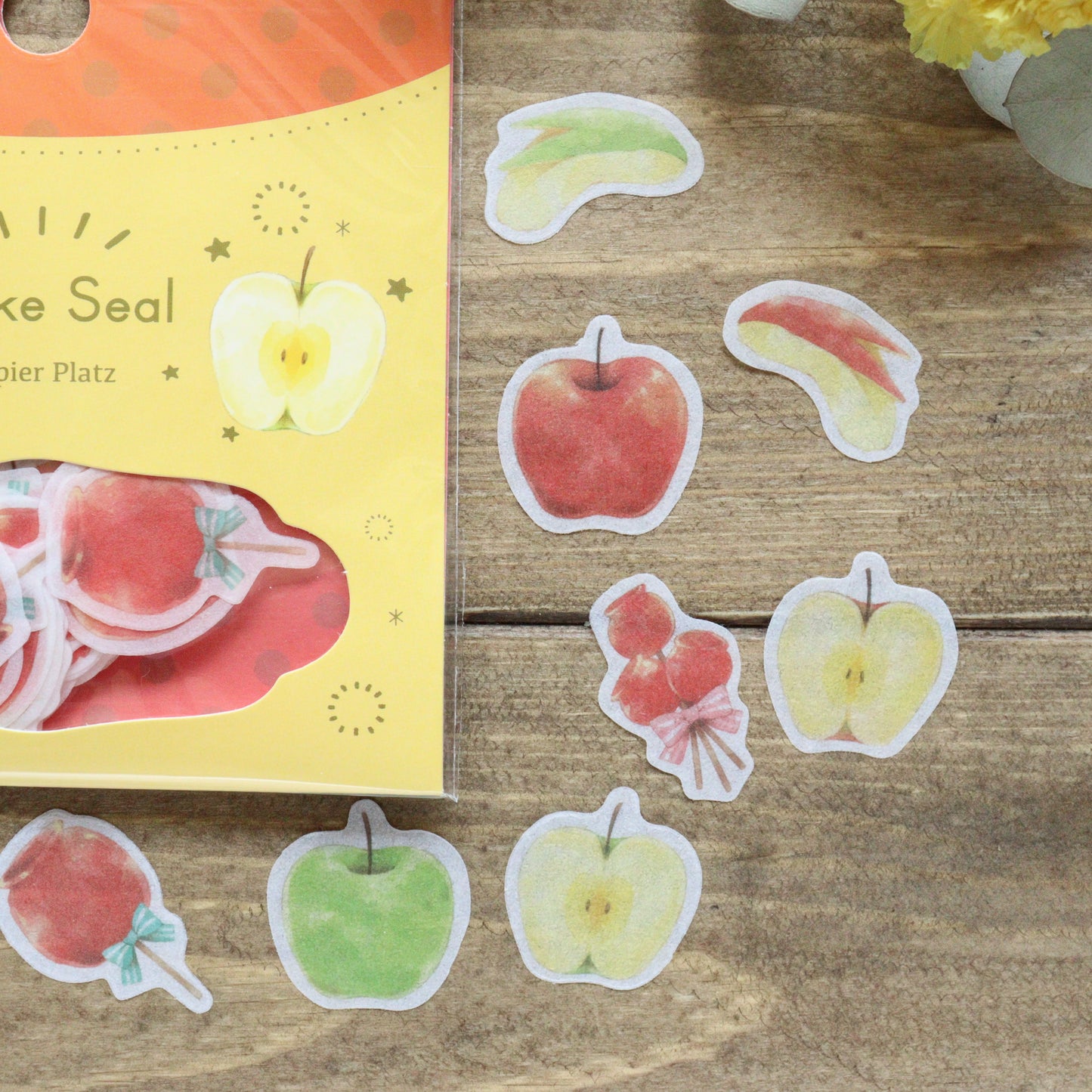 Moriyue Flake Stickers - Apple
