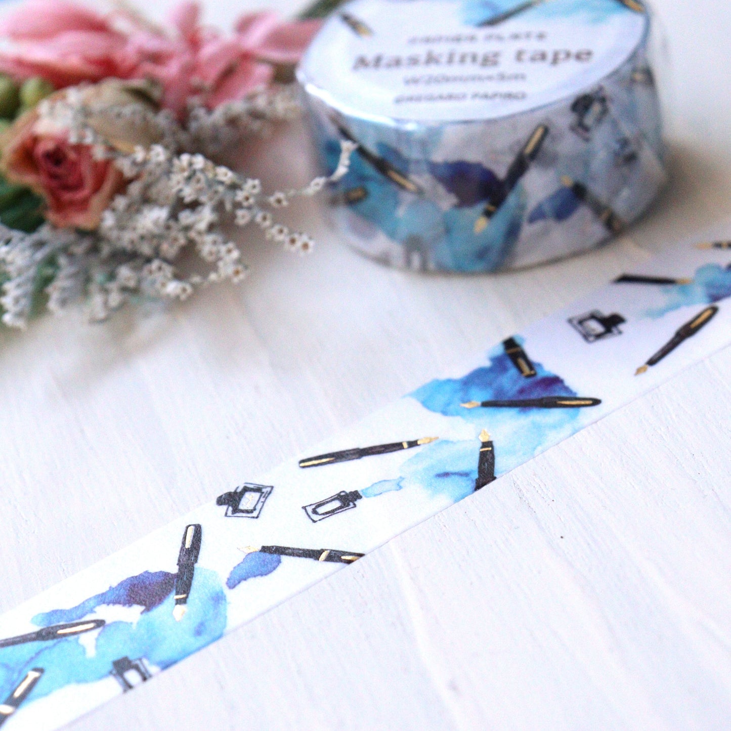 Legaro Papiro Washi Tape - Fountain Pen